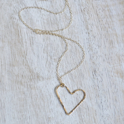 Floating Heart Necklace