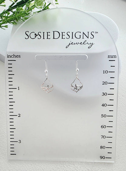 Silver Moroccan Bird Earrings