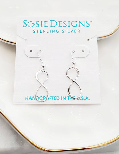 Silver Infinity Earrings *