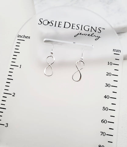 Silver Infinity Earrings *