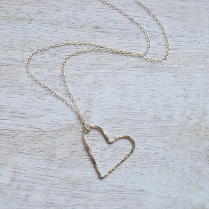 Floating Heart Necklace