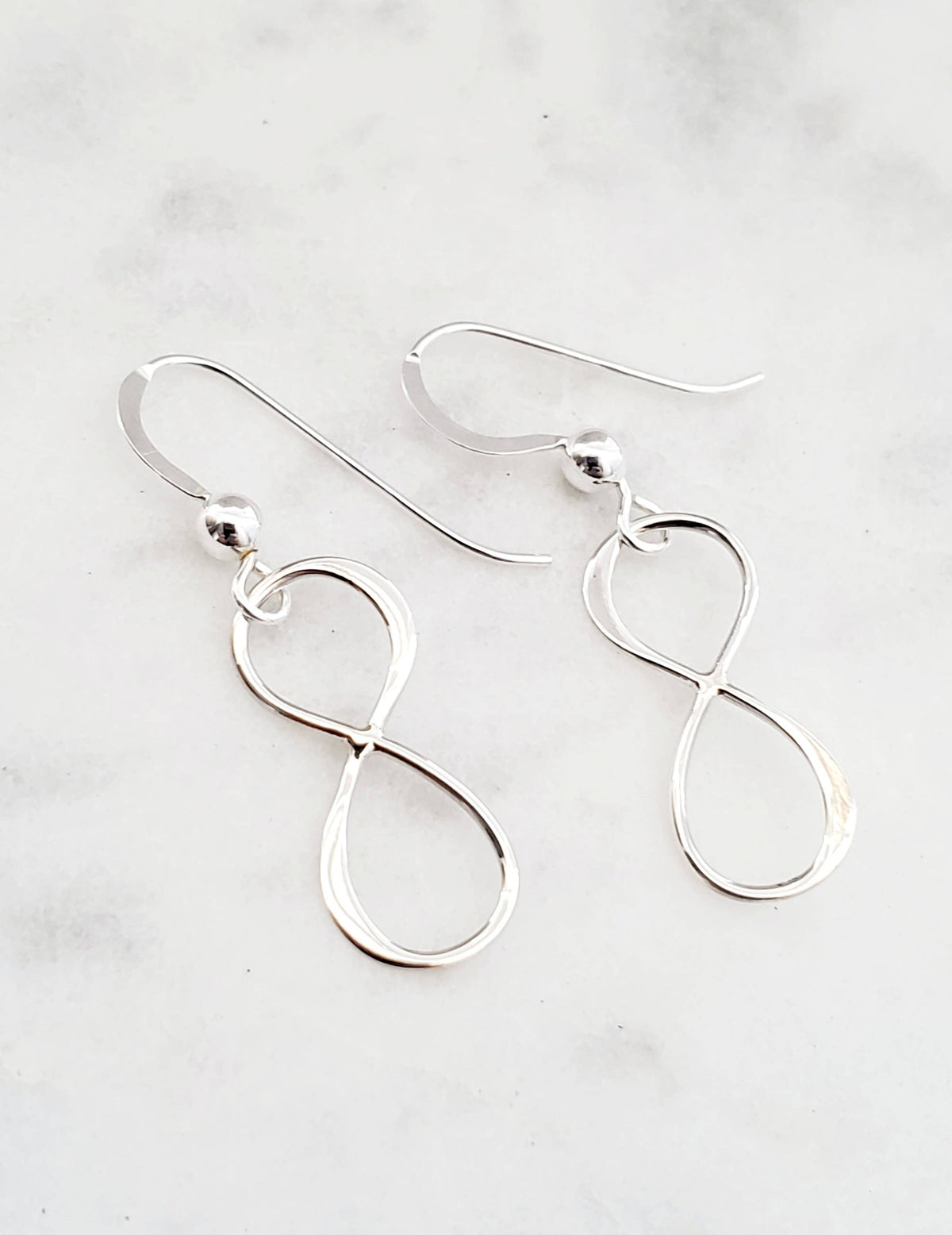 Silver Infinity Earrings *
