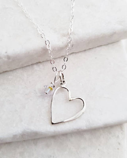 Silver Open Your Heart Necklace