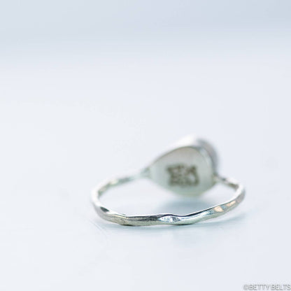 Betty Micro Genuine Sea Glass Ring