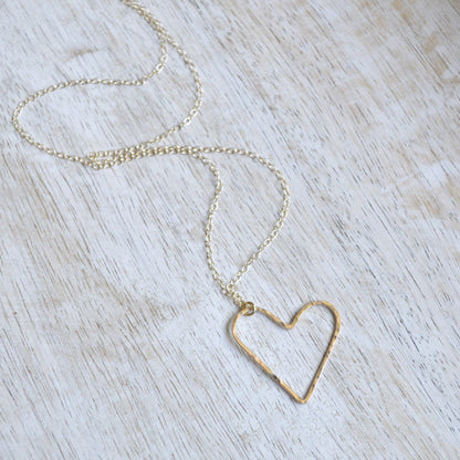 Floating Heart Necklace