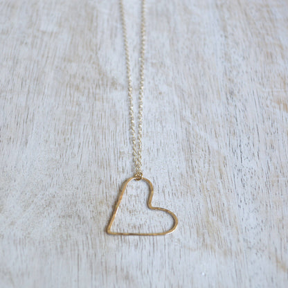 Floating Heart Necklace
